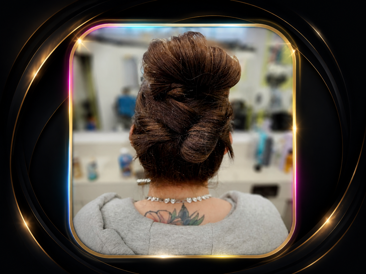 Hochsteckfrisur bei Salon Karola